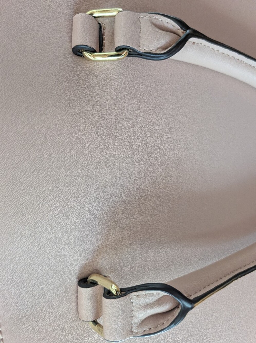 Anne Klein Dome Satchel Handbag Purse Top Handle Bag Pink Footed Stud W/ Pompom - Picture 12 of 16